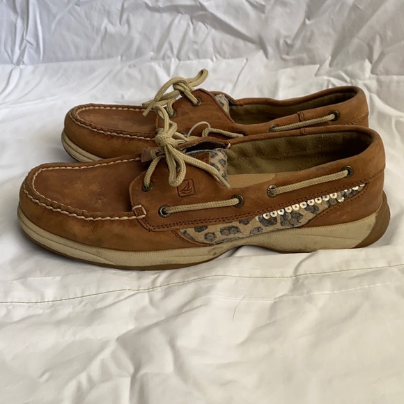 Sperry Leopard/cheetah boat shoes - Picture 1 of 10